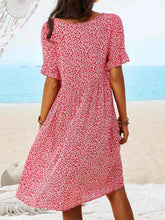 Temperament Commuter Red Slim Polka Dot Dress 2023-03-14 InsStreet